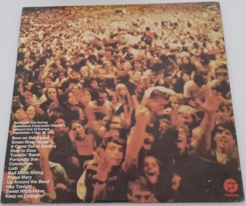 Creedence Clearwater Revival, Live In Europe, (Double Album) Image 1++